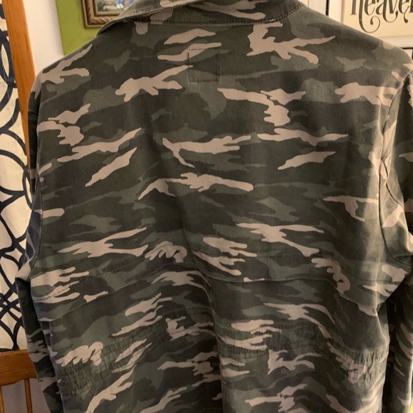 Kensie Desert Camo Printed Utility Jacket - Picture 3 of 3